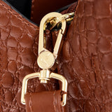 Soft Leather 3-Layer Women Single Shoulder Bag