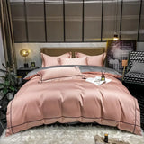 Svetanya Embroidery 100% Egyptian Cotton Bedding Set 4pcs