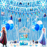 Frozen Birthday Party Supplies - 63pcs Set