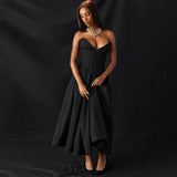 Suninheart Elegant Strapless Midi Party Dress 2023