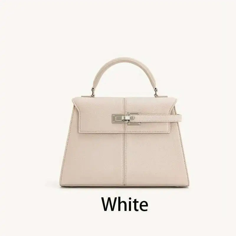 2025 JW PEI Trapezoidal Leather Women's Bag Crossbody