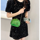 2024 Women Acrylic Shell Evening Clutch Bag