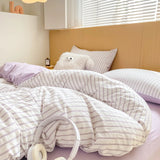 Princess Pink Seersucker Bedding Set 3 Pcs