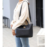 Large Capacity Lychee Pattern Crossbody Bag