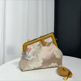 Vintage Embroidery Clutch Bag for Women Fashion
