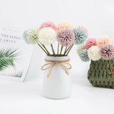 Elegant Hydrangea Artificial Flowers Bouquet  Clean Vanilla Store