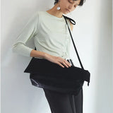 Large Capacity Women Handbag Oil Leather Bag
