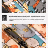 Large Capacity Wet-Dry Separation Cosmetic Bag