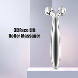 Y Shape 3D Roller Face Neck Massager 360 Rotate