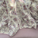 Korean Princess Floral Ruffles Bedding Set, 4 Pcs