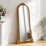 Vintage Gold Wall Mirror for Dressing Table Decor
