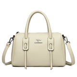 Genuine Soft Leather Vintage Shoulder Tote Bag
