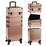 Detachable 4 in 1 Makeup Trolley Case on Wheels  Clean Vanilla Store