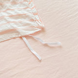 Princess Pink Seersucker Bedding Set 3 Pcs