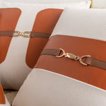 Luxury Creative Horse PU Leather Cushion Cover  Clean Vanilla Store