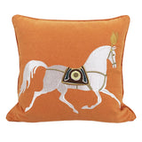 Luxury Horse Embroidery Cushion Cover Set of 2