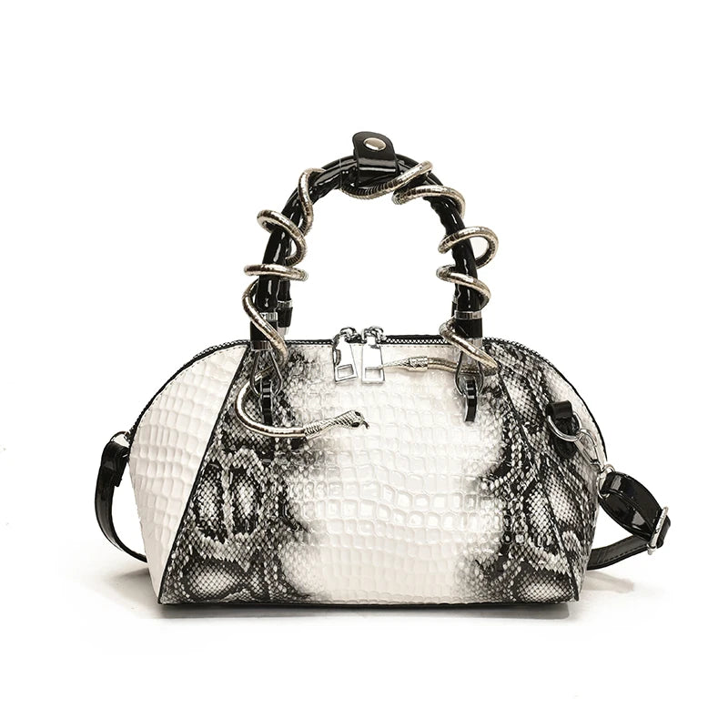 MOODS Designer Luxury Crocodile Pattern Bag