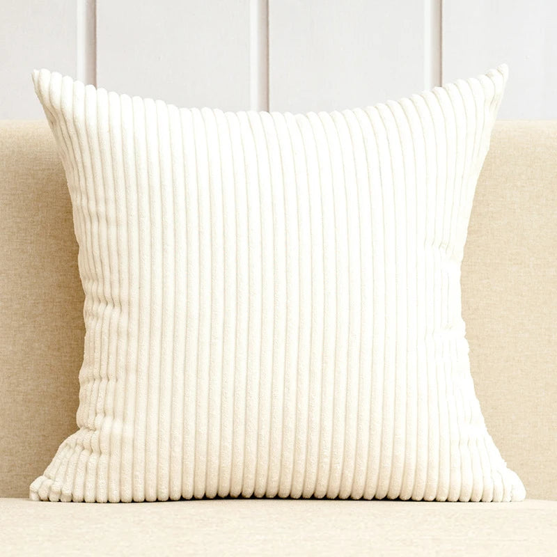 Corduroy Striped Cushion Cover 30x50cm Soft Case