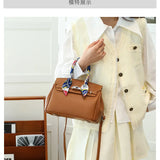 2025 New Retro Kelly Bag with Large Capacity