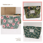 New Small Women's Cosmetic Bag with Floral Design  Clean Vanilla Store