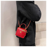 Small Shoulder Bucket Bag For Women Classic Mini