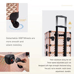 Detachable 4 in 1 Makeup Trolley Case on Wheels  Clean Vanilla Store
