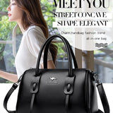 Genuine Soft Leather Vintage Shoulder Tote Bag