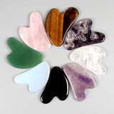 Heart Guasha Rose Quartz Massage Tool for Skin