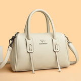 Genuine Soft Leather Vintage Shoulder Tote Bag