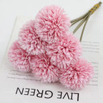 Elegant Hydrangea Artificial Flowers Bouquet  Clean Vanilla Store