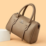 Genuine Soft Leather Vintage Shoulder Tote Bag