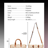 CHCH Women's Pillow Bag Boston Handbag - Brown