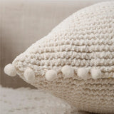 Beige Throw Cushion Cover 45x45cm for Kids Room