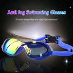 Adjustable Swimming Goggles No Leaking Eyewear  Clean Vanilla Store