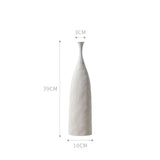 Ceramic Flower Vases Figurines Nordic Cylinder Pots