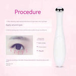 Home Electric Eye Massage Beauty Instrument Exquisite Eye Skin De-Bagging De-Watering Reduce - Clean Vanilla