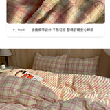 Nordic Sling Cotton Pink Stripes Duvet Cover 150x200