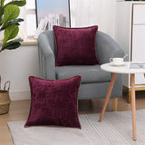Olanly Chenille Cushion Cover Soft Velvet 50x50cm