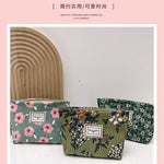 New Small Women's Cosmetic Bag with Floral Design  Clean Vanilla Store