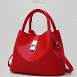 Large Capacity Lychee Pattern Crossbody Bag
