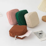 Fashion Corduroy Women Makeup Storage Pouch Small