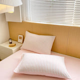Princess Pink Seersucker Bedding Set 3 Pcs