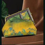 Vintage Embroidery Clutch Bag for Women Fashion