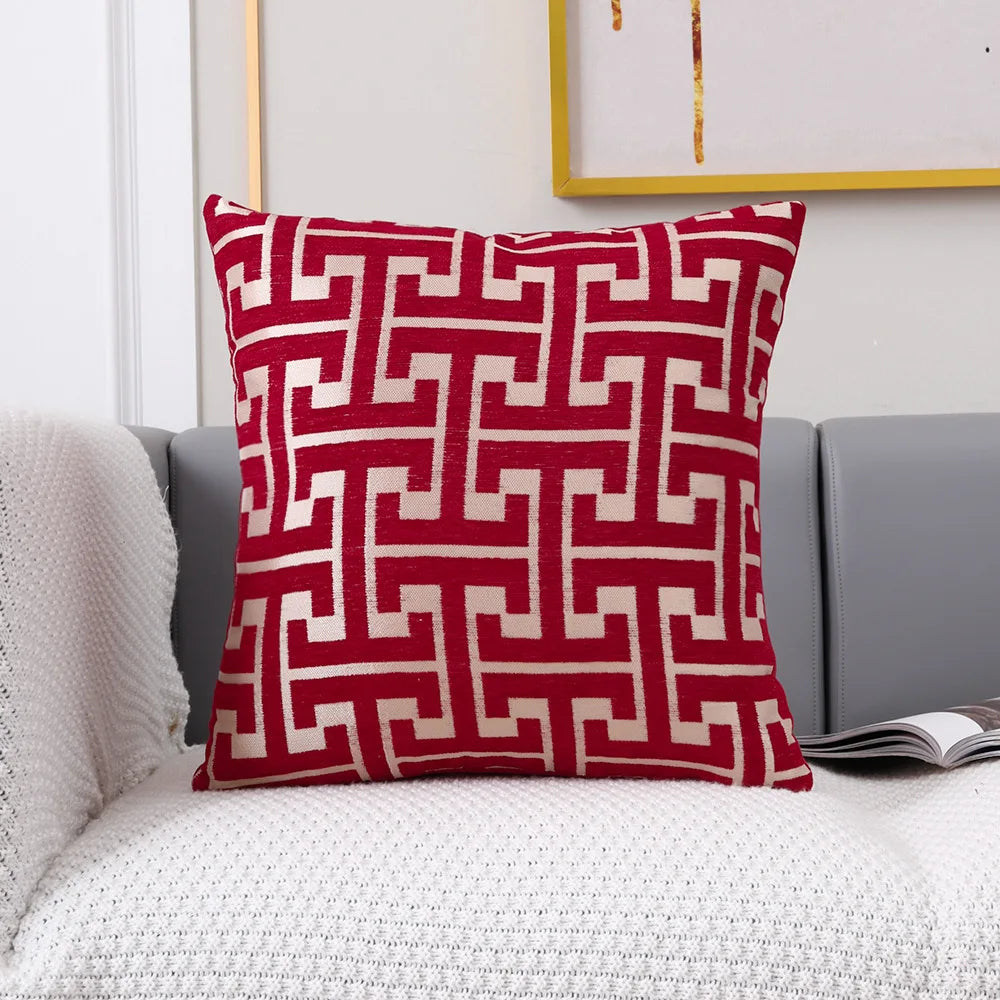 European Luxury Chenille Cushion Cover 45x45cm