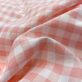 Nordic Plaid Wash Cotton Bedding Set, 4 Pcs