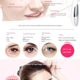 Home Electric Eye Massage Beauty Instrument Exquisite Eye Skin De-Bagging De-Watering Reduce - Clean Vanilla