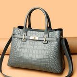 Soft Leather 3-Layer Women Single Shoulder Bag