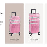 Detachable 4 in 1 Makeup Trolley Case on Wheels  Clean Vanilla Store