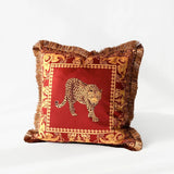 Croker Horse 45x45cm Velvet Leopard Pillow Cover