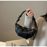 Women's Vintage Dumpling Crossbody Tote Bag